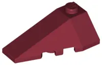 Dark Red Wedge 4 x 2 Triple Left