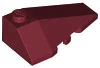 Dark Red Wedge 4 x 2 Triple Right