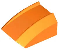 Orange Slope, Curved 2 x 2 Lip
