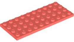 Coral Plate 4 x 10