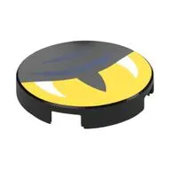 FLAT TILE 2X2, ROUND, NO. 1275