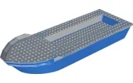 Blue Boat, Hull Unitary 41 x 12 x 5 with Light Bluish Gray Top