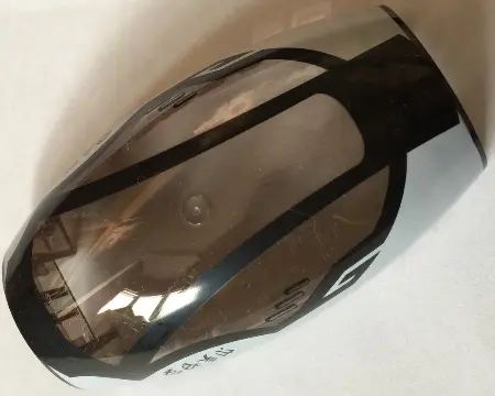 Trans-Brown Windscreen 10 x 6 x 3 Bubble Canopy Double Tapered with Square Front Cutout with Ninjago