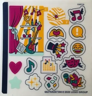 Sticker Sheet for Set 41400 - (66279/6287390)