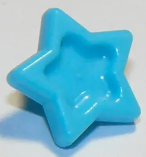Medium Azure Friends Accessories Hair Decoration, Star with Small Pin