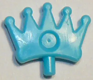 Medium Azure Friends Accessories Hair Decoration, Tiara with 5 Points and Small Pin