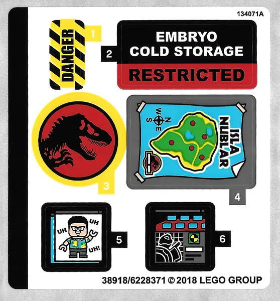 Sticker Sheet for Set 75932 - (38918/6228371)