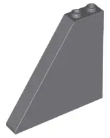 Dark Bluish Gray Slope 55 6 x 1 x 5 without Bottom Stud Holders