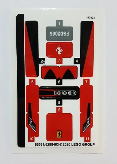 Sticker Sheet for Set 76895 - (66531/6288463)