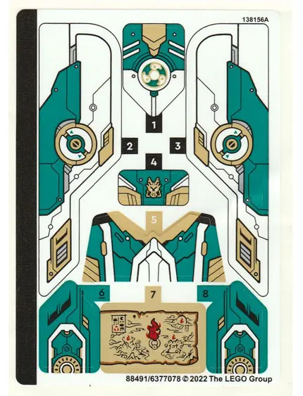 Sticker Sheet for Set 80031 - (88491/6377078)