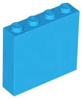 Dark Azure Brick 1 x 4 x 3