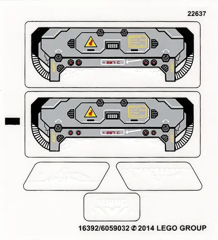 Sticker Sheet for Set 44018 - (16392/6059032)