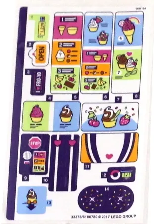 Sticker Sheet for Set 41320 - (33378/6186780)