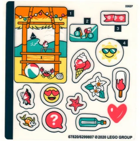 Sticker Sheet for Set 41414 - (67820/6299807)