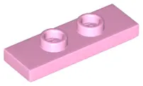 Bright Pink Plate, Modified 1 x 3 with 2 Studs (Double Jumper)