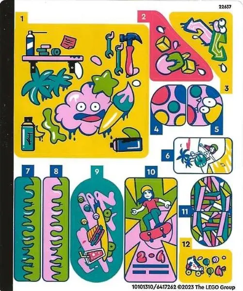Sticker Sheet for Set 41751 - (10101310/6417262)