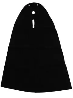 Black Cloth Cape with 4 Holes, Large Buildable Figures