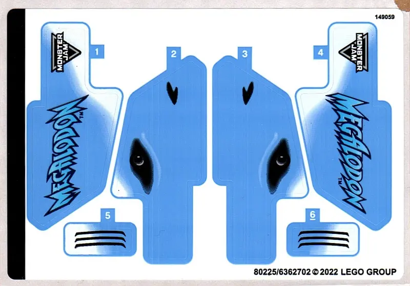 Sticker Sheet for Set 42134 - (80225/6362702)