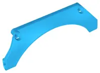 Dark Azure Technic, Panel Car Mudguard Arched 15 x 2 x 5 Straight Top