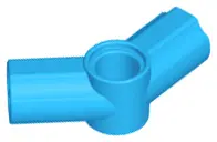 Dark Azure Technic, Axle and Pin Connector Angled #4 - 135 degrees