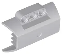 Light Bluish Gray Technic, Panel Engine Block Half / Side Intake