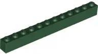 Dark Green Brick 1 x 12