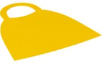 Yellow Duplo Wear Cloth Cape with Elastic Loop