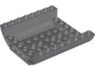 Dark Bluish Gray Slope, Curved 8 x 8 x 2 Inverted Double