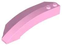 Bright Pink Wedge 8 x 3 x 2 Open Right