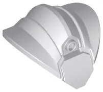 Light Bluish Gray Large Figure Armor, Shoulder - 2 x 4 Brick Base with Curved Ends and Side Studs