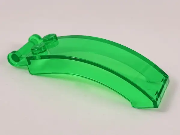 Trans-Green Windscreen 6 x 2 x 2 with Bar Handle