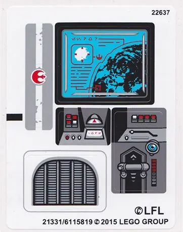 Sticker Sheet for Set 75094 - International Version - (21331/6115819)