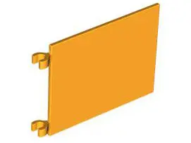 Bright Light Orange Flag 6 x 5
