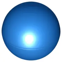 Blue Ball, Hard Plastic 52mm D. (Duplo Ball for Ball Tube)
