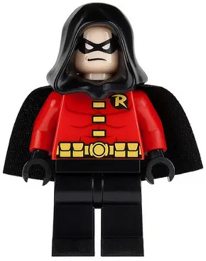 Robin - Black Cape and Hood