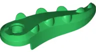 Green Alligator / Crocodile Tail with Hole