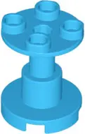 Dark Azure Support 2 x 2 x 2 Stand with Complete Hole