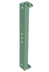 Sand Green Support 2 x 2 x 13 with 5 Pin Holes