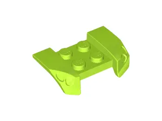 Lime Vehicle, Mudguard 2 x 4 with Headlights Overhang