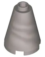 Flat Silver Cone 2 x 2 x 2 - Open Stud