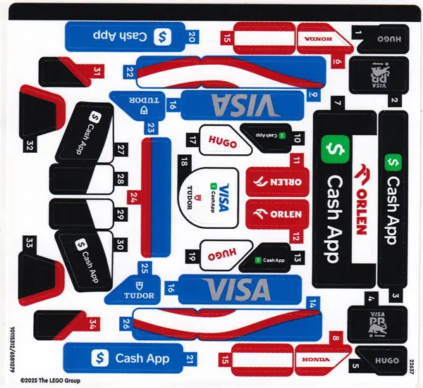 Sticker Sheet for Set 77246 - International Version - (10115312/6581079)