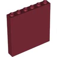 Dark Red Panel 1 x 6 x 5