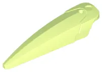 Yellowish Green Hero Factory Weapon, Claw Wide Curved