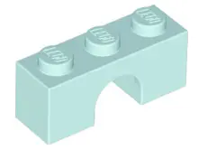 Light Aqua Arch 1 x 3