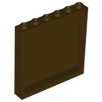 Dark Brown Panel 1 x 6 x 5