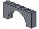 Dark Bluish Gray Arch 1 x 6 x 2 - Thick Top with Reinforced Underside