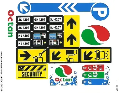 Sticker Sheet for Set 4207 - (10010653/6005895)