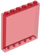 Trans-Red Panel 1 x 6 x 5