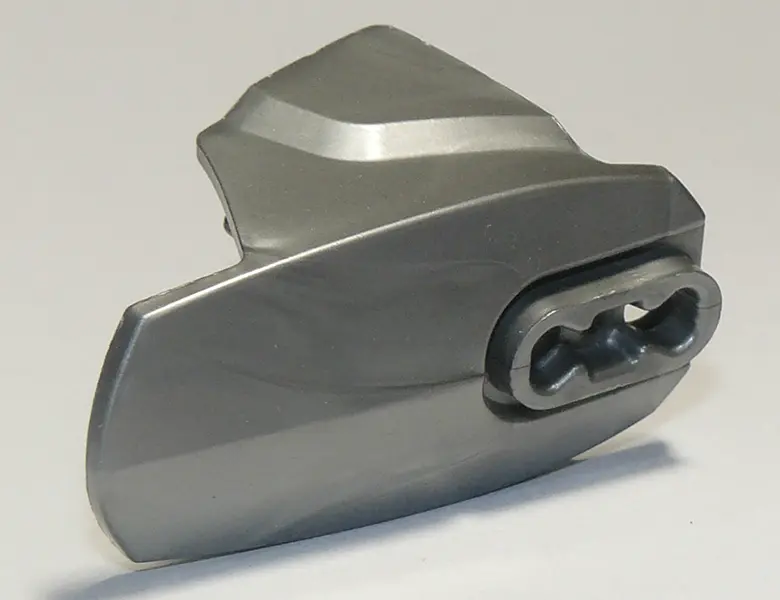 Flat Silver Hero Factory Armor with Ball Joint Socket - Size 5
