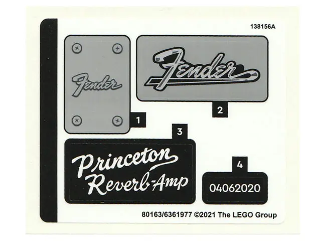 Sticker Sheet for Set 21329, Sheet 1 - (80163/6361977)